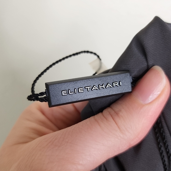 Elie Tahari Platinum Wide Leg Pants 10 NWT - Picture 5 of 9